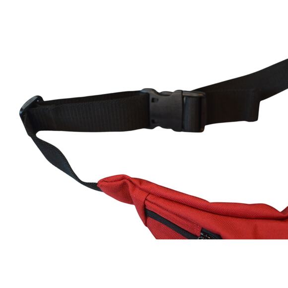 Manhattan Portage Unisex "Brooklyn Bridge" Red Fanny Pack Crossbody Bag - Picture 5 of 5